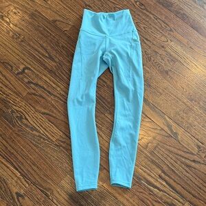 lululemon athletica Kids Aqua Leggings